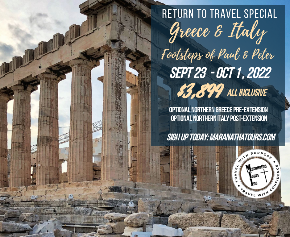Footsteps of Peter & Paul Greece Italy Tour Return To Travel Special 2022