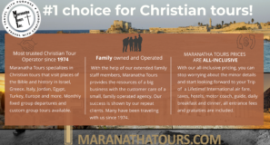 #1 Choice for Christian Tour Agency Maranatha Tours